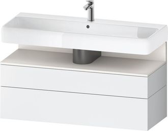 Duravit Qatego Mueble Bajo Lavabo, 1 Extra&iacute;ble Y 1 Caj&oacute;n, - Duravit