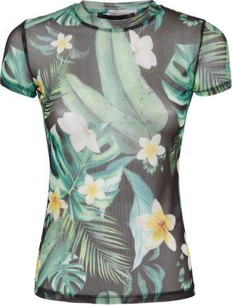 Philipp Plein T-Shirt Hawaii - Dames - T-shirts - Veelkleurig - XS - Tule - Tops