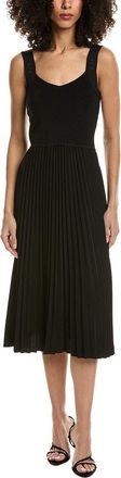 Karl Lagerfeld Karl Lagerfeld Pleated Midi Dress
