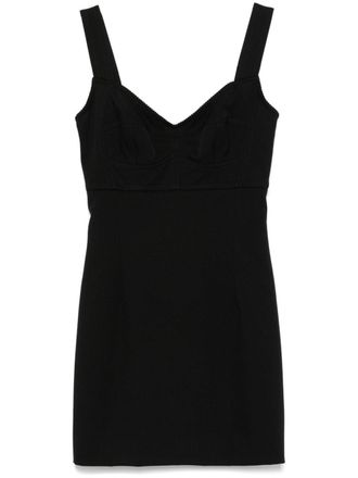 Dolce & Gabbana sweetheart-neck mini dress - Black