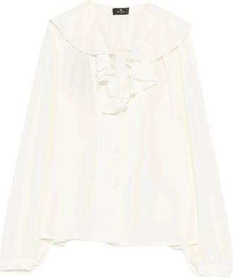 Etro Camicia con ruches - Bianco