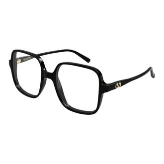 Valentino Square-frame Glasses - female - Valentino - Glasses - Black - 53 MM - Accessories