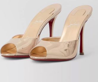 Christian Louboutin leather mule sandals