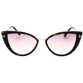 Tom Ford Dark Havana Frame Gradient Brown Lensed Zonnebril