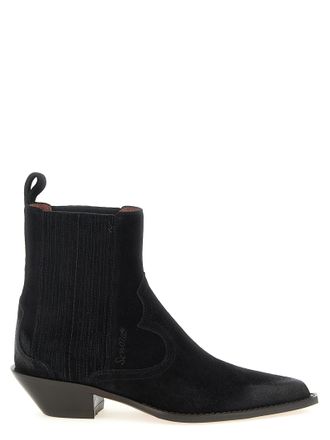 Sonora Black Calfskin Chelsea Womens Boots