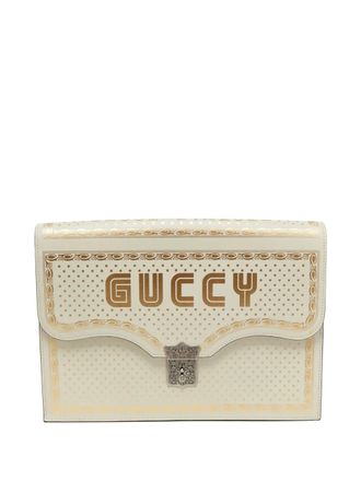 Gucci Leren clutch - Wit