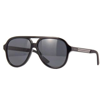 Gucci GG0688S001 Aviator Full Rim Sunglasses - Black