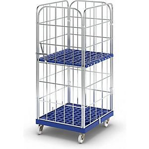 OEM Contenedor Rodante Con Tablero Rodante De Pl&aacute;stico Por 4 Lados