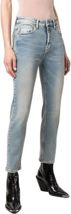 Iro Fitted Jeans - Dames - Jeans - Blauw - Maat: W28 Denim