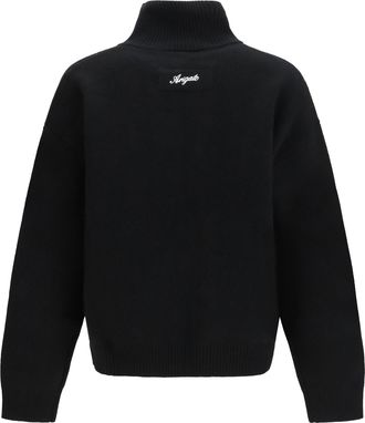 Axel Arigato Core Zip-Up Sweater - Black