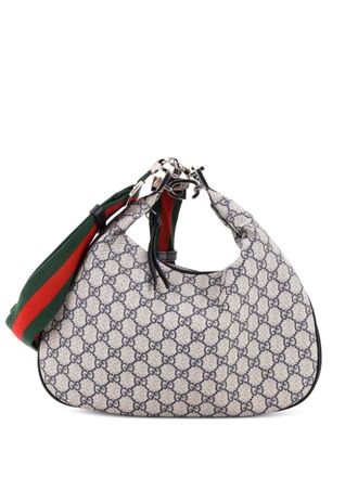 Gucci Attache Shoulder Bag GG Coated Canvas Medium hobo bag - Blue