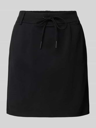 Only Ausgestellter Mini-Rock aus Viskose-Mix Modell POPTRASH in Black, Größe S