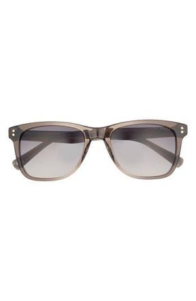 Ted Baker 53mm Polarized Acetate Frame Square Sunglasses in Grey at Nordstrom Rack