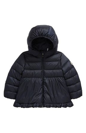 Moncler Kids Odile Down Puffer Jacket in Navy at Nordstrom, Size 12-18M
