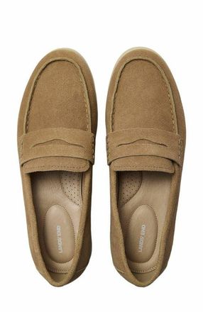 Lands End Suede Penny Loafers in Desert Tan at Nordstrom, Size 10.5
