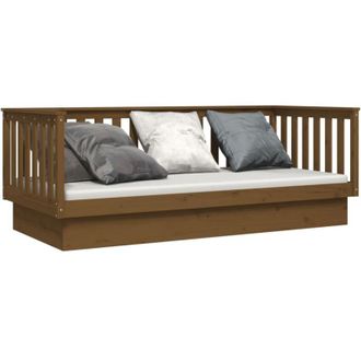 vidaXL Divano Letto senza Materasso Ambra 90x200cm Legno di Pino - Vidaxl