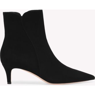 Gianvito Rossi Levy 55 Booties in Black Suede at Nordstrom, Size 40.5