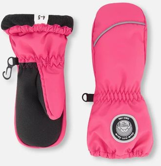 Deux par Deux Baby Girl Winter Mittens Play in Flash Coral at Nordstrom, Size 12-24M