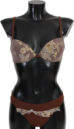 Pink Memories pink MEMORIES Lace Beachwear Two Piece Bikini Womens Swimsuit