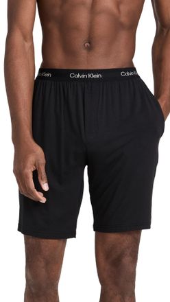 Calvin Klein mens Ultra Soft Modern Modal Lounge Sleep Short, Black, Small