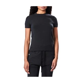 Thom Krom T-Shirts, female, Black, L, Black T-Shirt with Round Neck