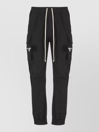 Rick Owens cotton straight-leg track pants