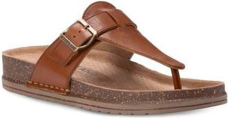 Eastland Brya Platform Wedge Flip Flop in Tan at Nordstrom, Size 10