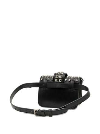 Prada 2013-2025 Studded City Calf and Saffiano Cahier belt bag - Nero