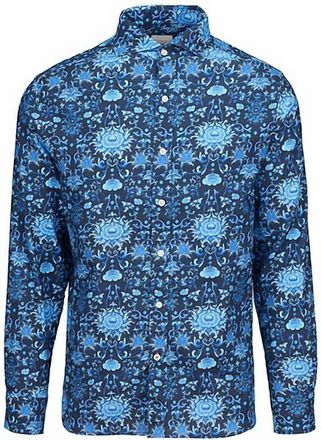 Swims Mens Breeze Linen Shirt In Navy