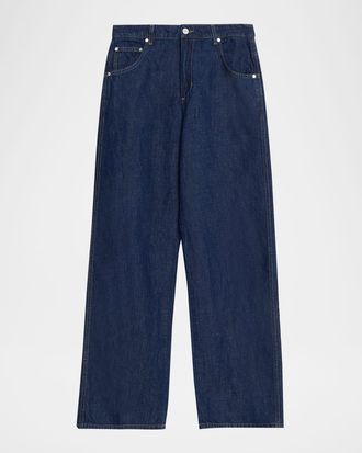 TWP Blue Jean Baby in Cotton-Linen Denim