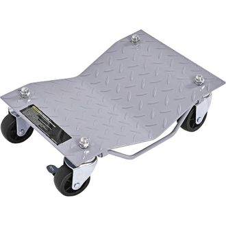 Costway Costway Juego De 4 Plataformas Rodantes Con Capacidad De 2720 Kg, Plataformas De Acero Con Ruedas Bloqueables & Mango, Juego De Plataformas Para Mover