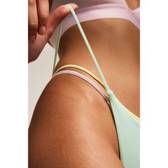Negative Underwear Glac&eacute; String Thong in Taffy at Nordstrom, Size Xx-Large