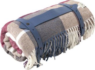 Di Maestro Di Maestro Camaiore Super Soft Italian Cotton Plaid Throw