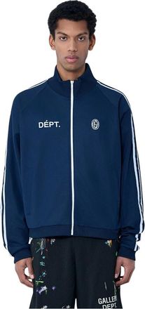 Gallery Dept. Track Jacket met ritssluiting - Heren - Trainingsjackets - Blauw - S - Katoen - Fitness