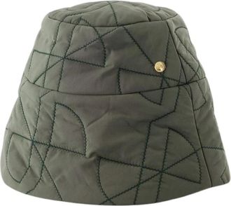 Patou Groene Synthetische Bucket Hat - Dames - Hoeden - Groen - S - Polyester - Accessoires
