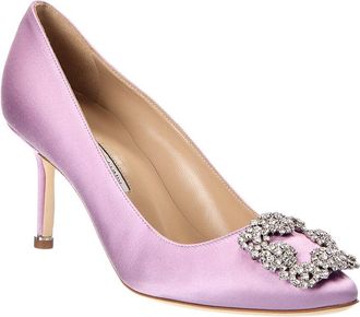 Manolo Blahnik Hangisi 70 Satin Pump