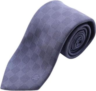 Louis Vuitton Pre-owned Cravat - Heren - Vintage Accessoires - Blauw - ONE Size - Vintage