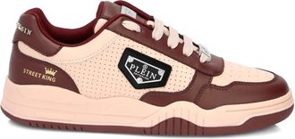 Philipp Plein x STREET KING Sneakers in pelle traforata - Toni neutri