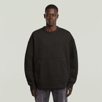 G-Star Constructed Loose Sweater - Zwart - Heren