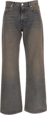 Haikure Wide Jeans - Dames - Loose Fit Jeans - Blauw - W26 - Leer - Jeans