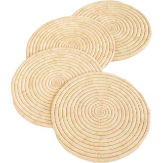 Indego Africa Natural Raffia Placemat - Set of 4 at Nordstrom