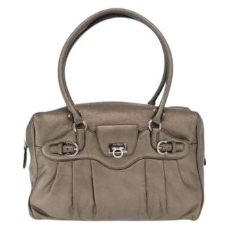 Ferragamo Borsa a spalla in pelle Pre-owned - - Pre-owned - Donna - Marrone - ONE SIZE