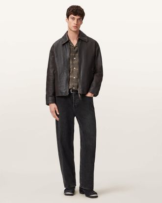 AllSaints Garrison Leather Jacket