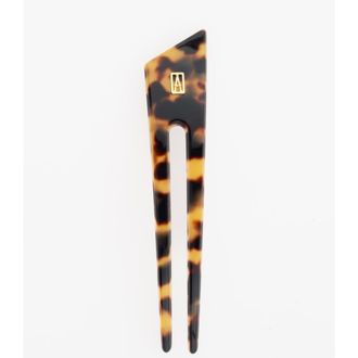 Alexandre de Paris Acetate Anvers Hair Fork Pin in Brown Tortoiseshell at Nordstrom