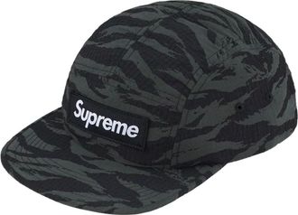 SUPREME SS26 Tiger Camo Ripstop Camp Cap Black SUP-SS26-1009-BLK