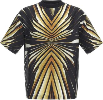 Roberto Cavalli T-shirt a righe - Oro