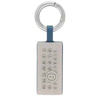 Maison Margiela Llavero con charm num&eacute;rico - Accessories - Mujer - Azul - ONE SIZE