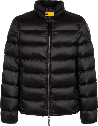 Parajumpers logo-patch padded jacket - Black