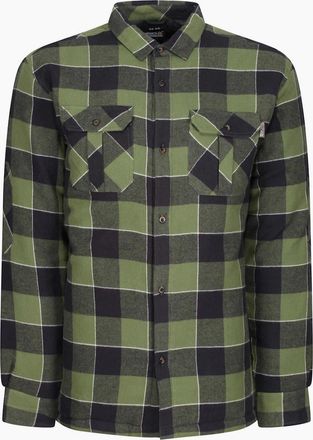 Regatta Mens ShlfrdpdShirt - Green - Size: 38/Regular