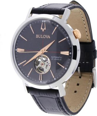 Bulova Horloge - Heren - Horloges - Zwart - ONE Size - Accessoires